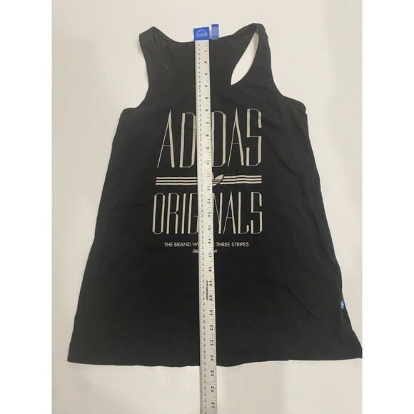 Adidas Original Womens XSmall Tank‎ Top Shirt Black - Picture 4 of 5
